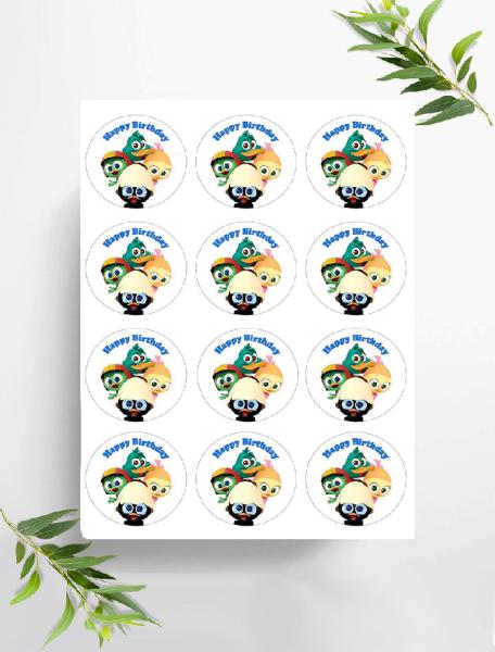 Calimero  Muffinaufleger, Ø ca. 6 cm, 0620x